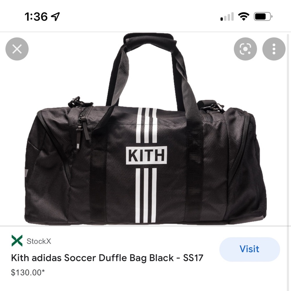 ISO KITH X ADIDAS DUFFLE